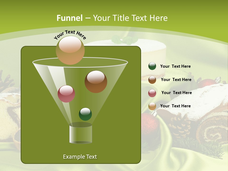 Naturalny Mleko Babka PowerPoint Template