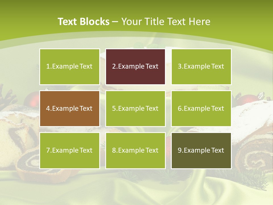 Naturalny Mleko Babka PowerPoint Template