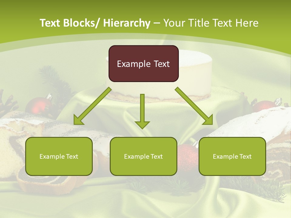 Naturalny Mleko Babka PowerPoint Template