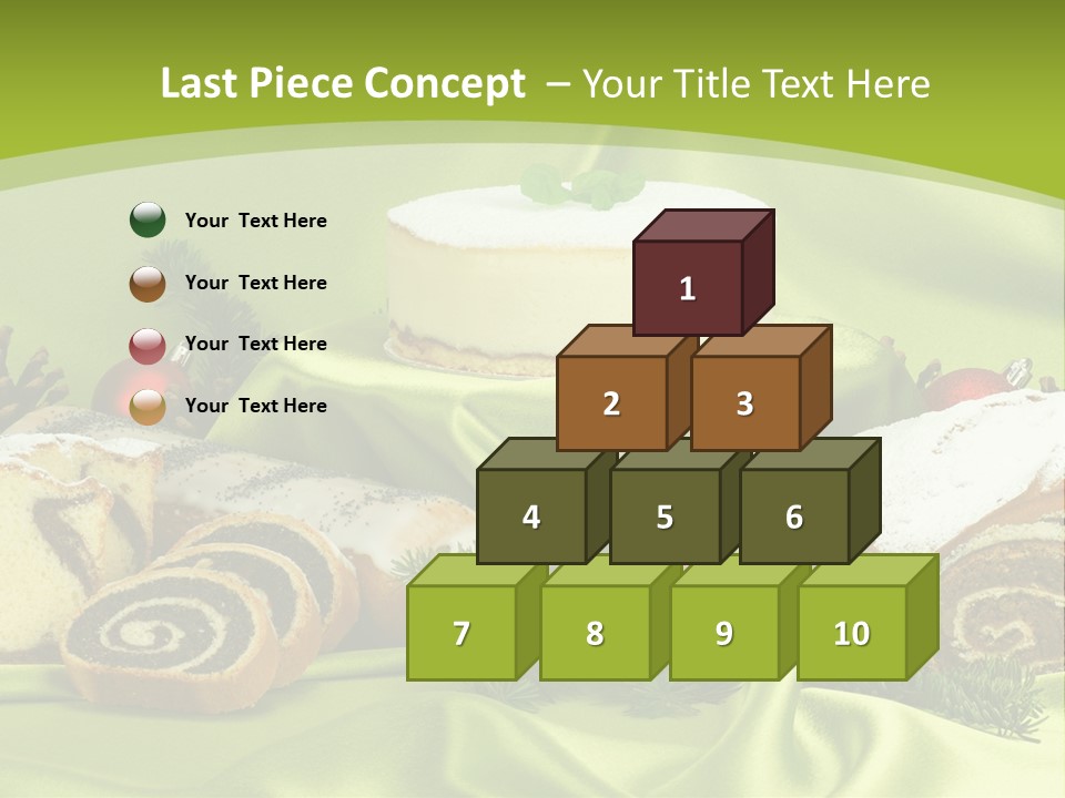 Naturalny Mleko Babka PowerPoint Template