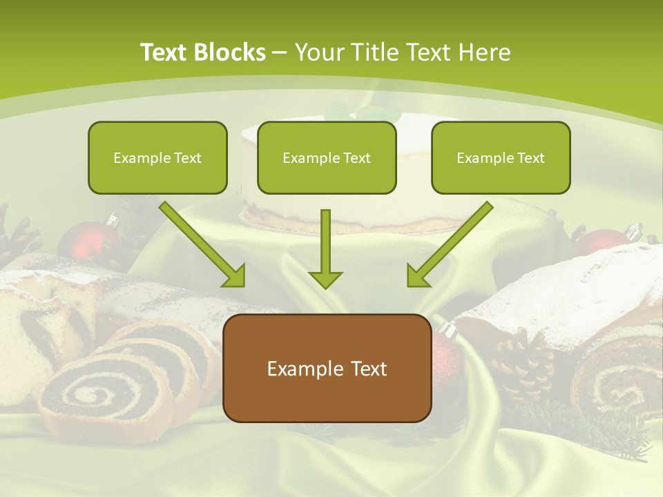 Naturalny Mleko Babka PowerPoint Template