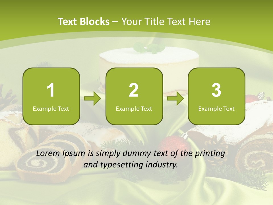 Naturalny Mleko Babka PowerPoint Template