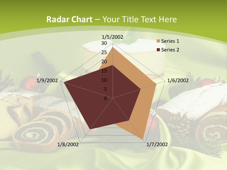 Naturalny Mleko Babka PowerPoint Template