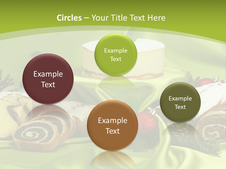 Naturalny Mleko Babka PowerPoint Template