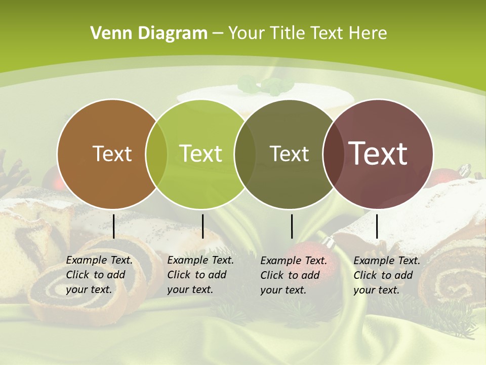 Naturalny Mleko Babka PowerPoint Template