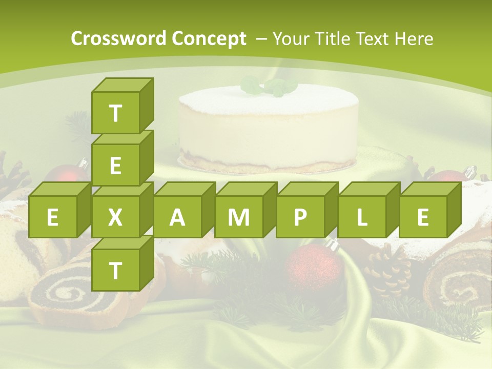 Naturalny Mleko Babka PowerPoint Template