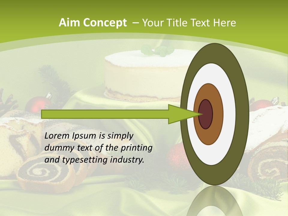 Naturalny Mleko Babka PowerPoint Template