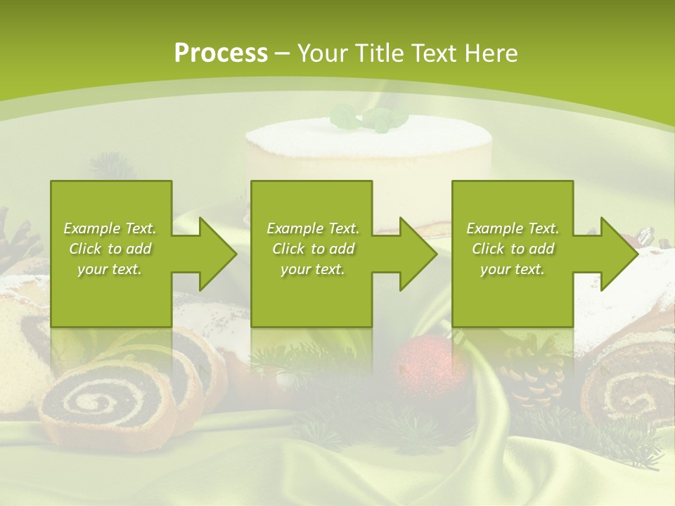 Naturalny Mleko Babka PowerPoint Template