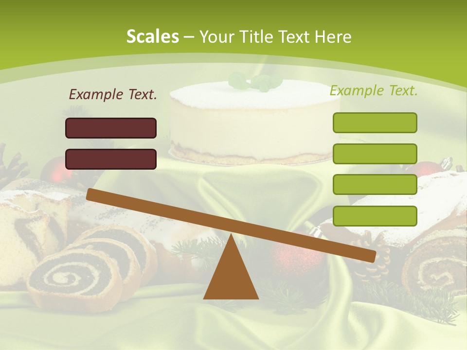 Naturalny Mleko Babka PowerPoint Template