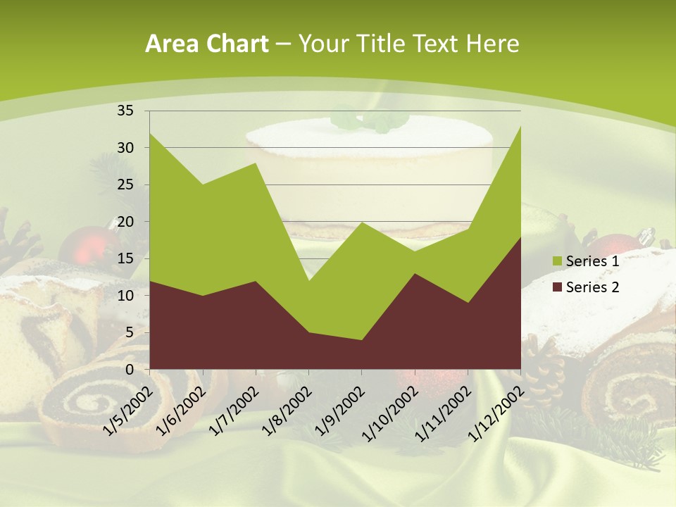 Naturalny Mleko Babka PowerPoint Template