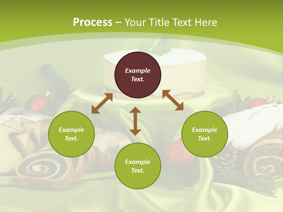 Naturalny Mleko Babka PowerPoint Template