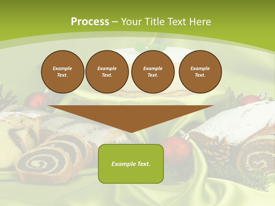 Naturalny Mleko Babka PowerPoint Template