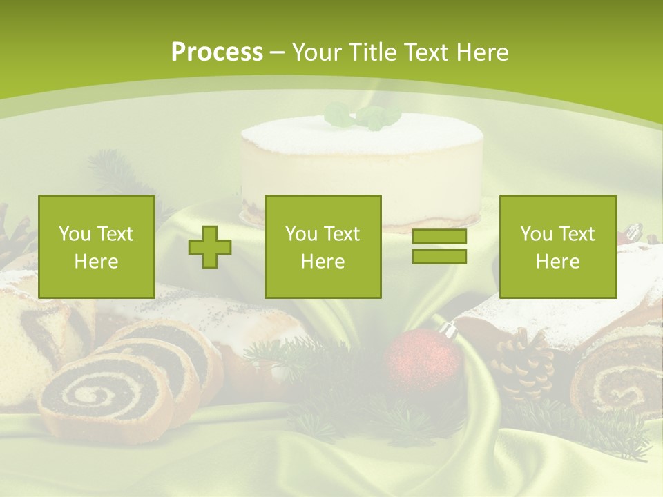 Naturalny Mleko Babka PowerPoint Template