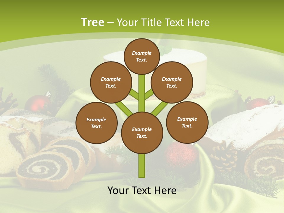 Naturalny Mleko Babka PowerPoint Template