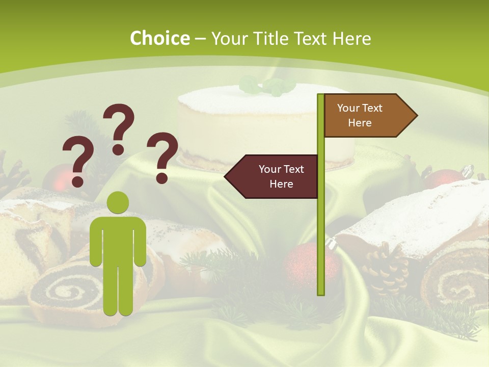 Naturalny Mleko Babka PowerPoint Template