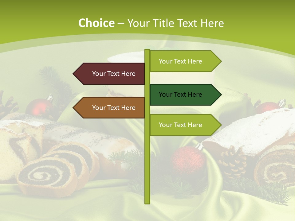 Naturalny Mleko Babka PowerPoint Template