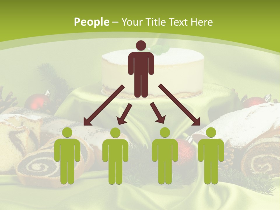 Naturalny Mleko Babka PowerPoint Template