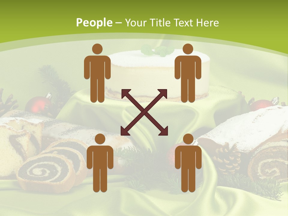 Naturalny Mleko Babka PowerPoint Template