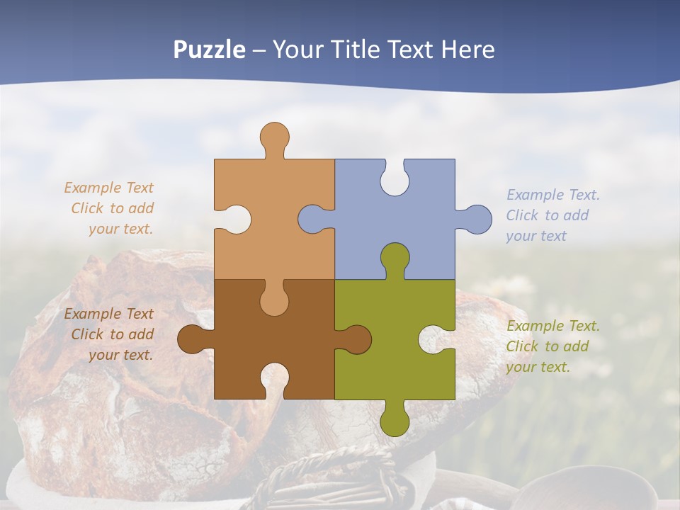 Table Rye Cereal PowerPoint Template