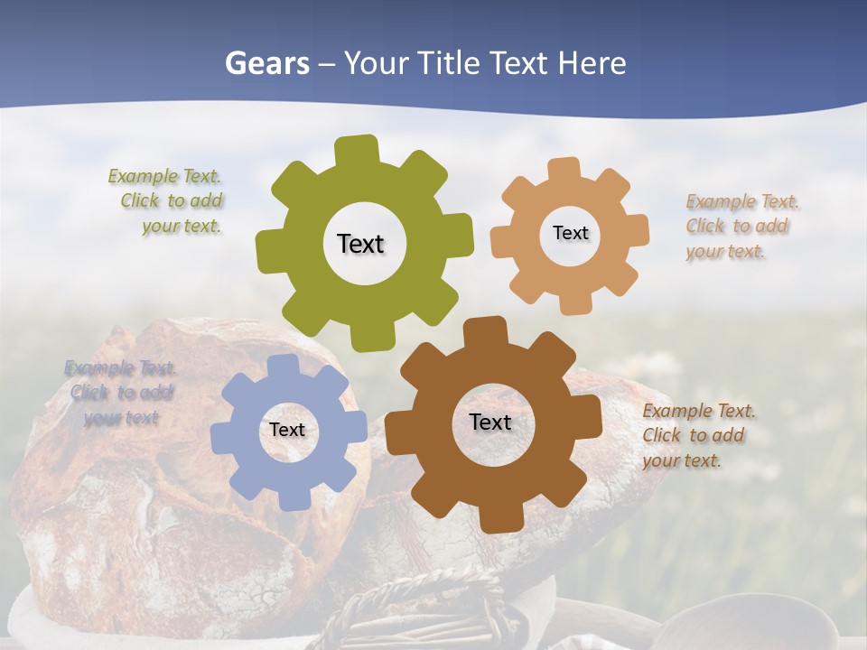 Table Rye Cereal PowerPoint Template