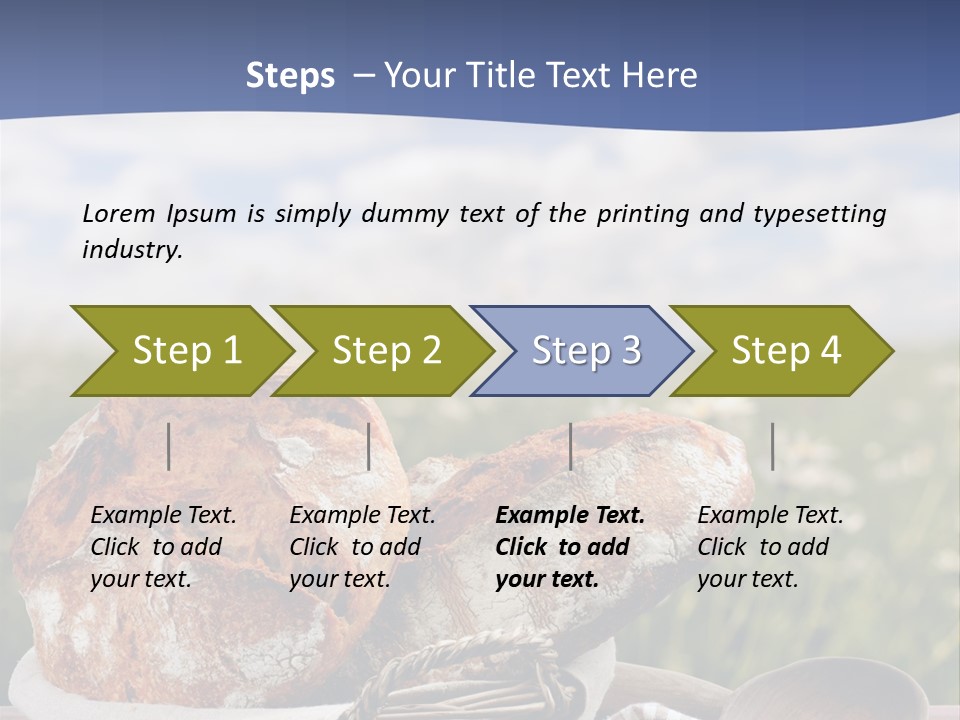 Table Rye Cereal PowerPoint Template