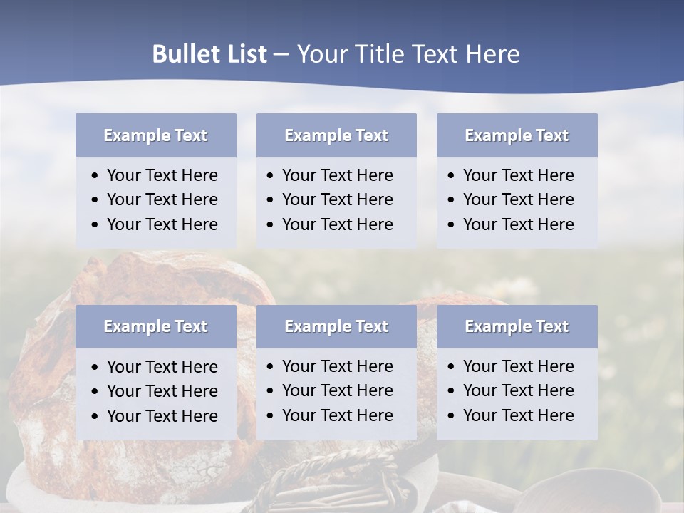 Table Rye Cereal PowerPoint Template