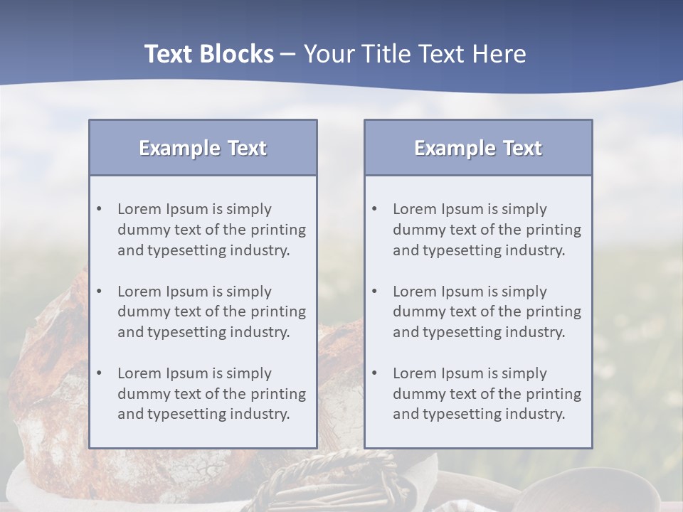 Table Rye Cereal PowerPoint Template