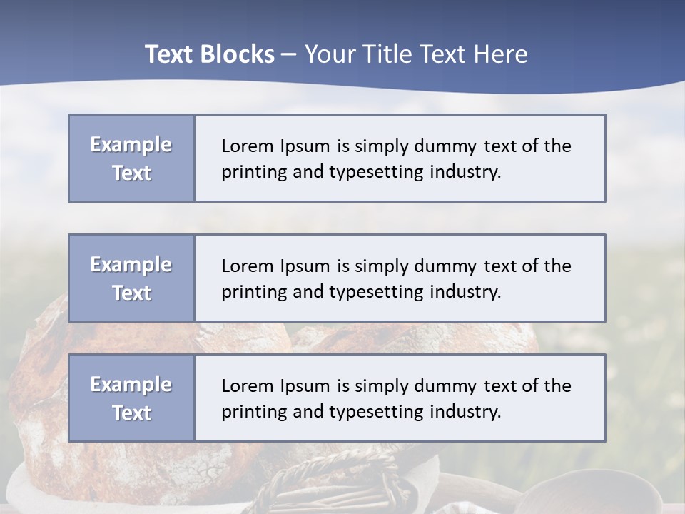 Table Rye Cereal PowerPoint Template