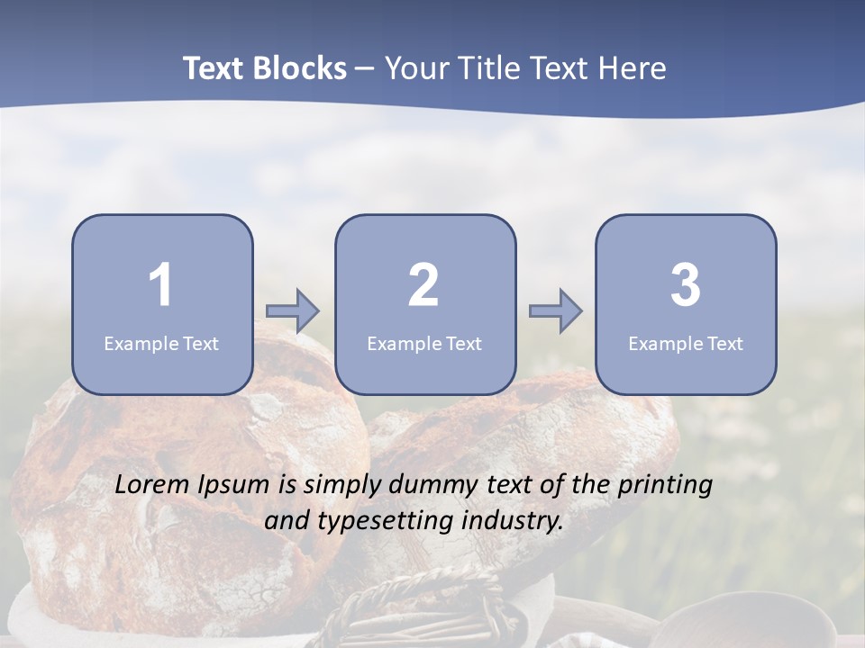 Table Rye Cereal PowerPoint Template