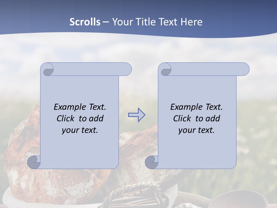 Table Rye Cereal PowerPoint Template