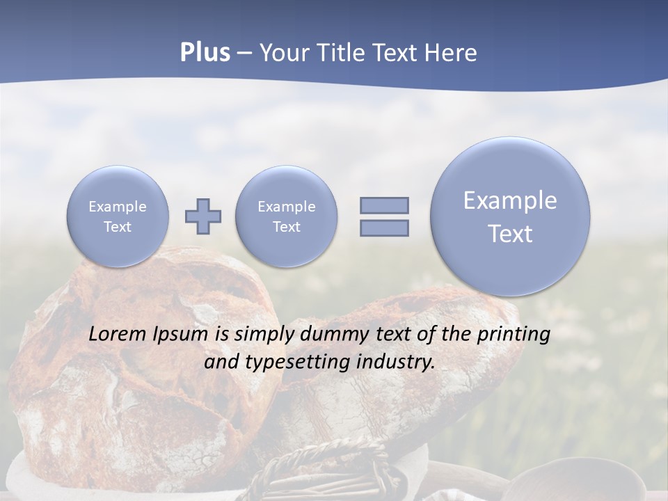Table Rye Cereal PowerPoint Template