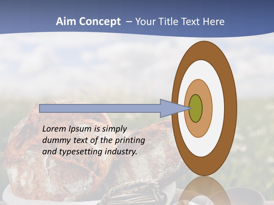 Table Rye Cereal PowerPoint Template