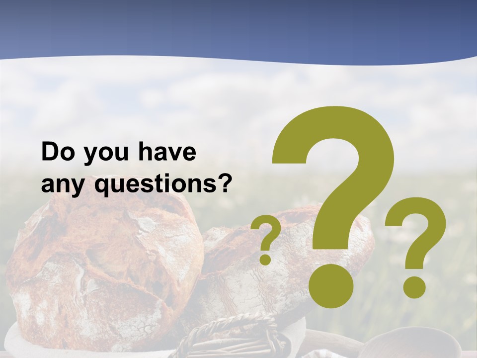 Table Rye Cereal PowerPoint Template