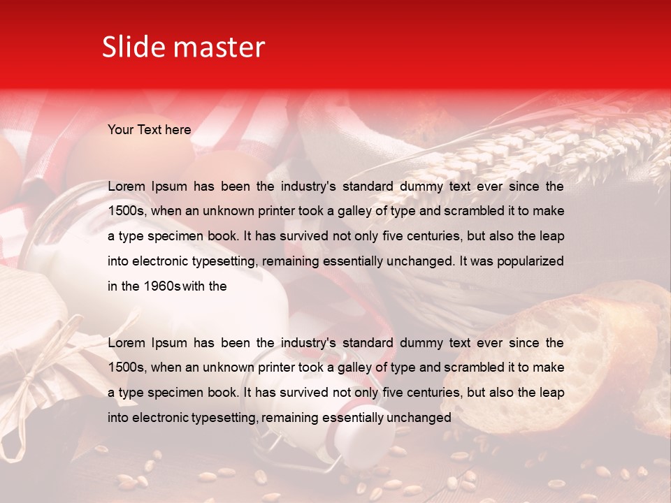 White Bakery Fresh PowerPoint Template