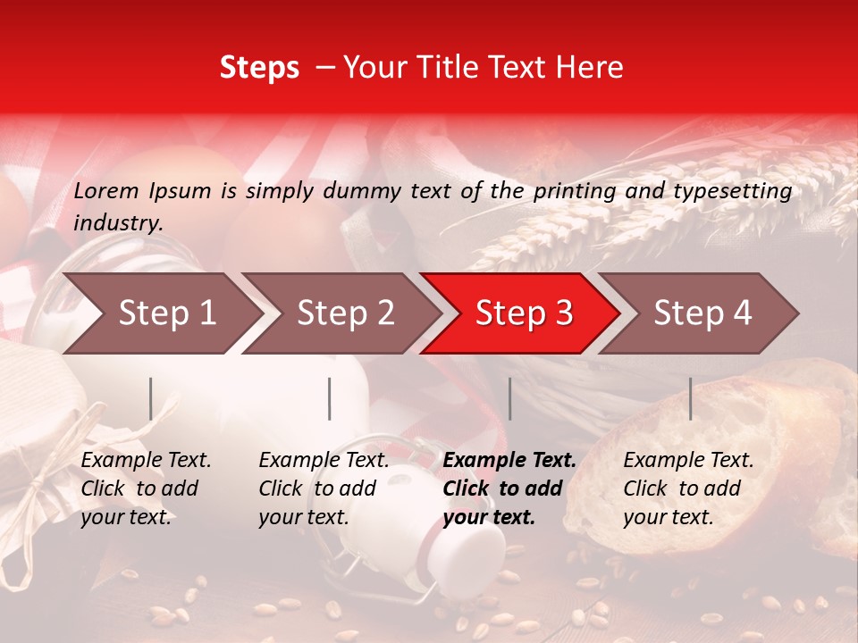 White Bakery Fresh PowerPoint Template