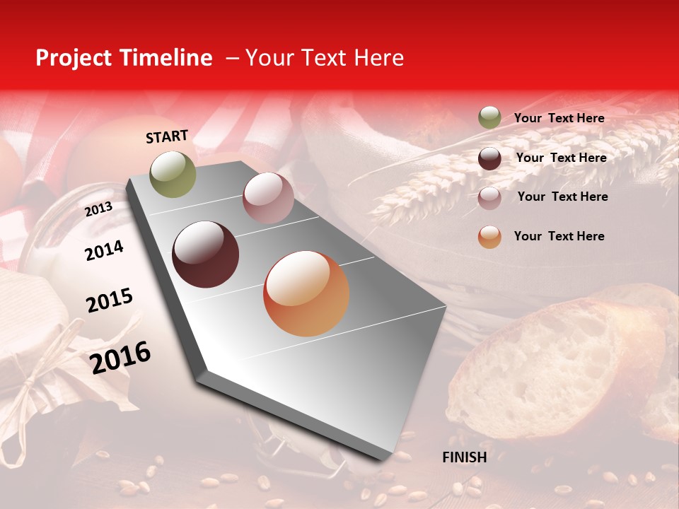 White Bakery Fresh PowerPoint Template