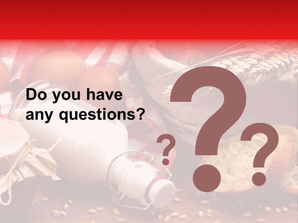 White Bakery Fresh PowerPoint Template