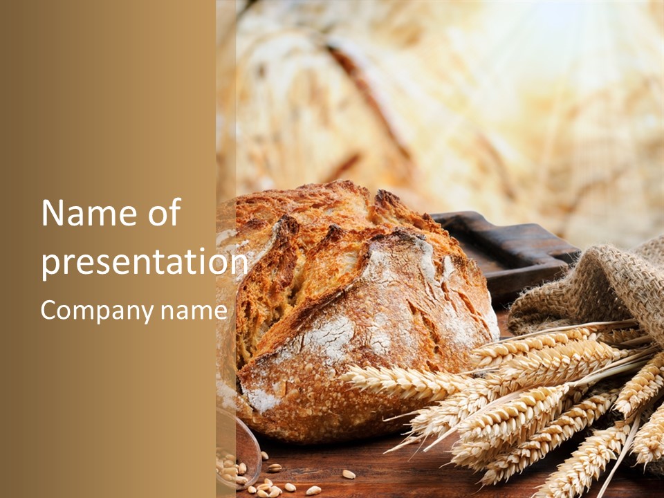 Harvest Homemade Crop PowerPoint Template