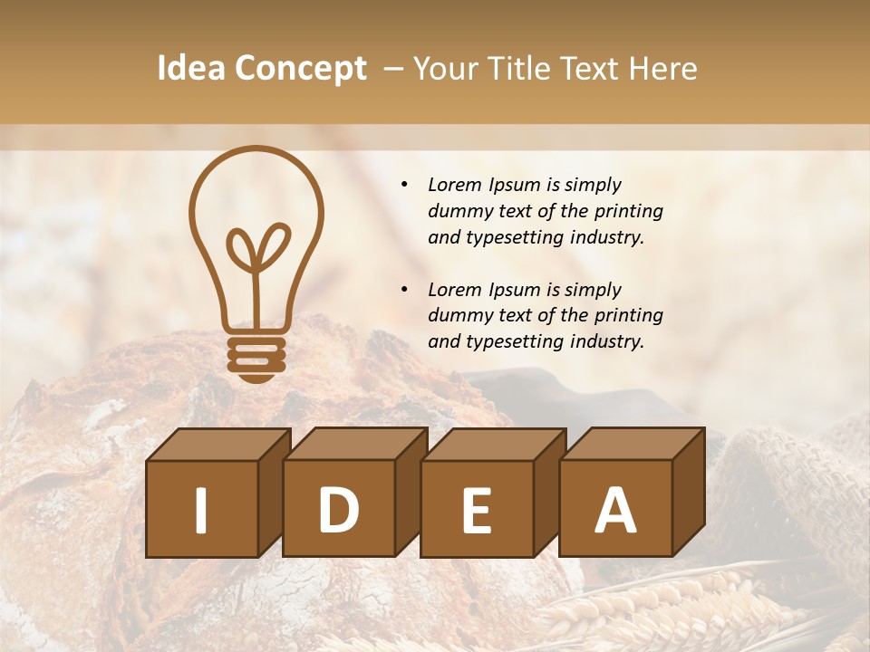 Harvest Homemade Crop PowerPoint Template
