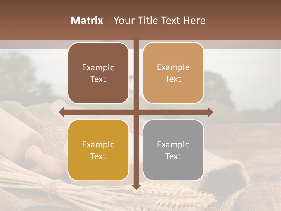 Diet Healthy Harvest PowerPoint Template