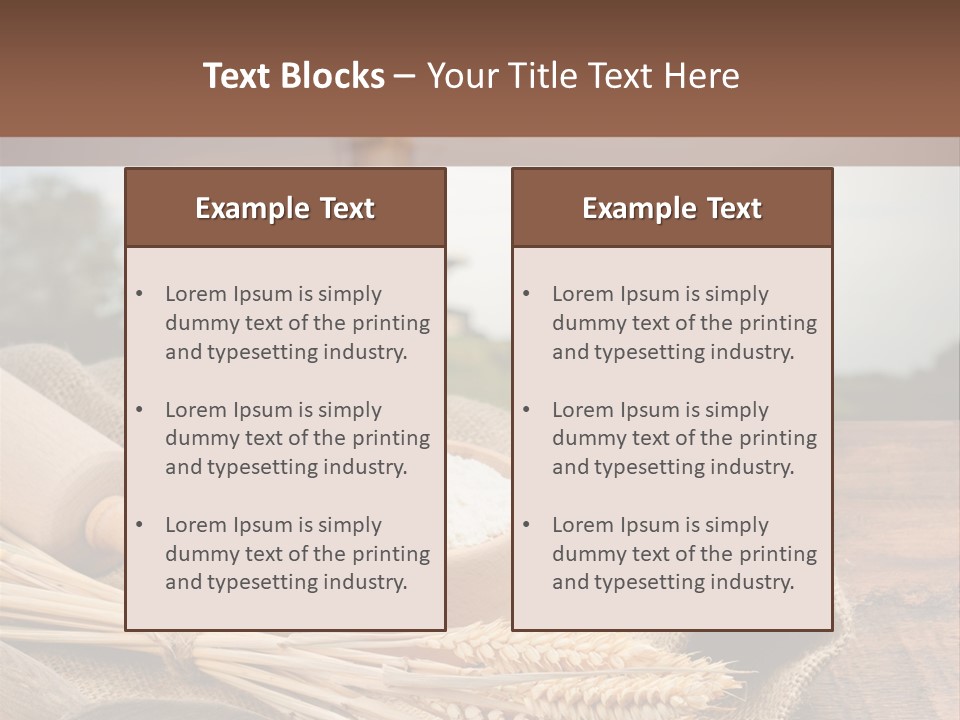 Diet Healthy Harvest PowerPoint Template
