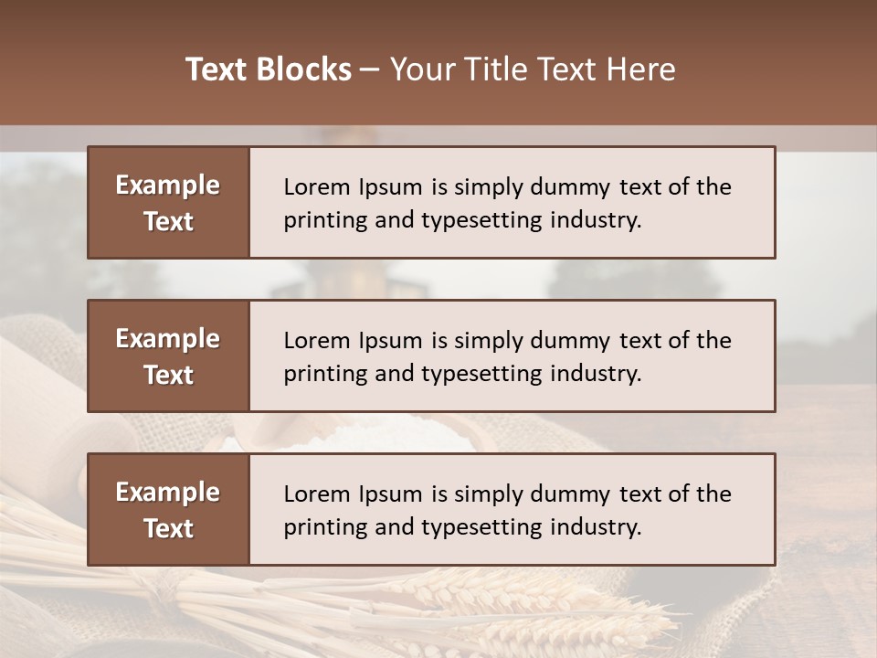 Diet Healthy Harvest PowerPoint Template