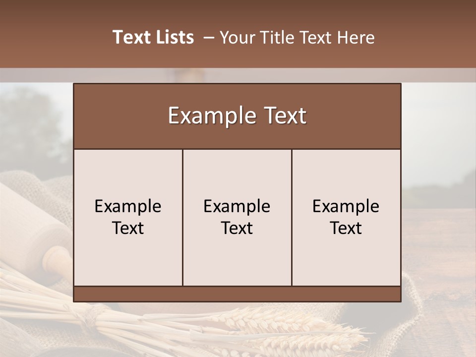 Diet Healthy Harvest PowerPoint Template