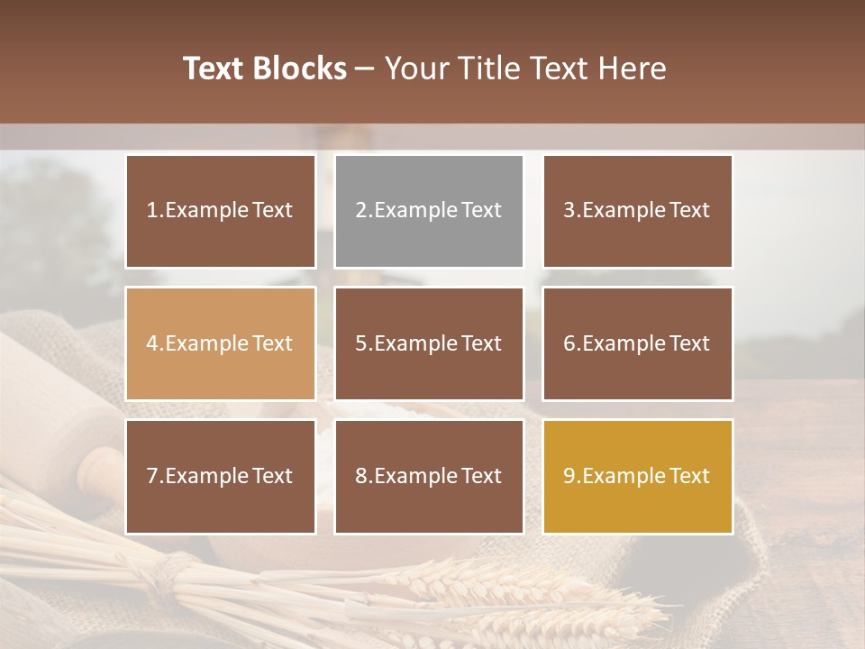 Diet Healthy Harvest PowerPoint Template