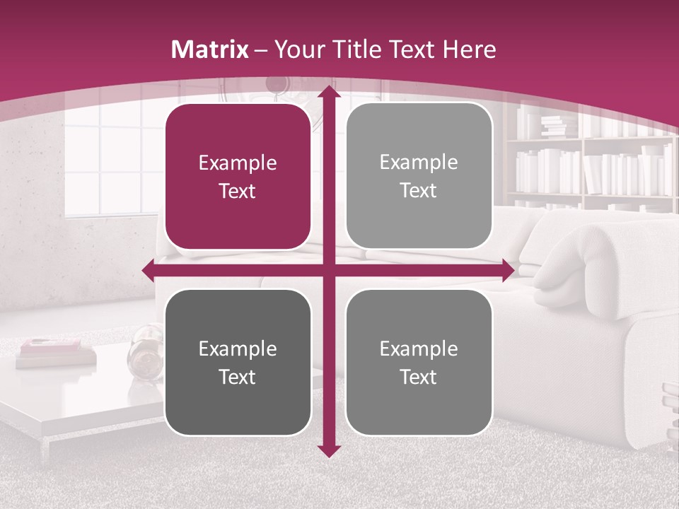 Eleganza Lampada Divano PowerPoint Template