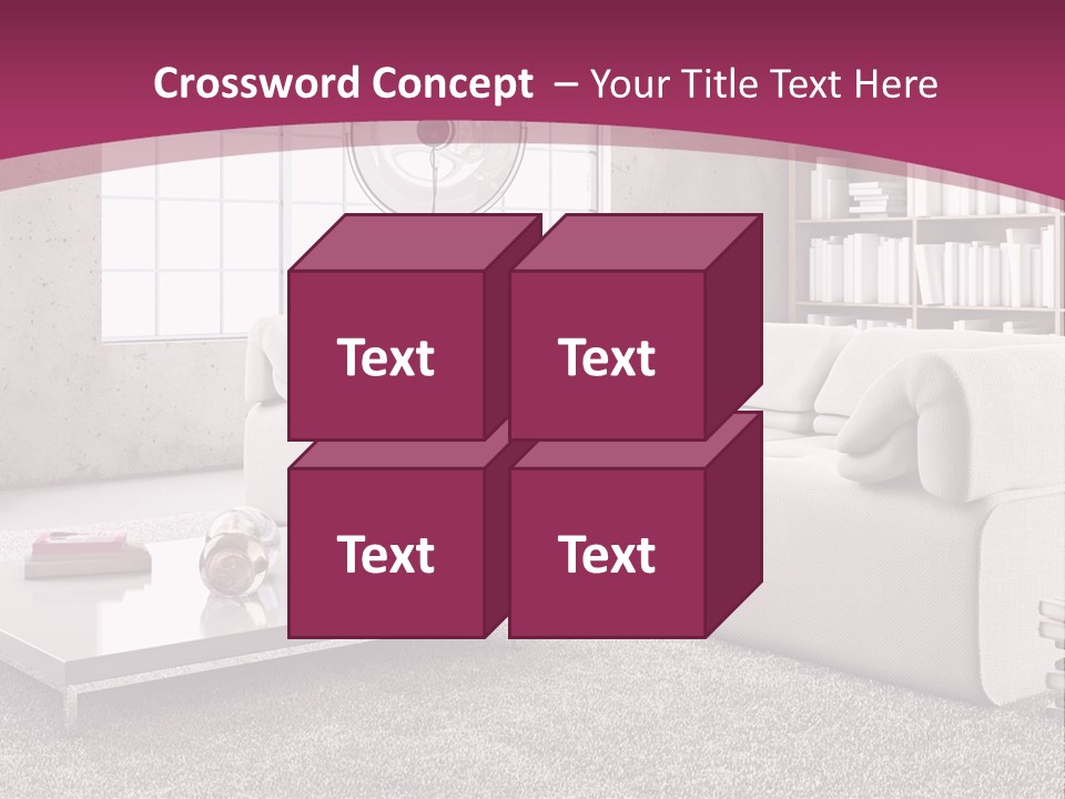 Eleganza Lampada Divano PowerPoint Template