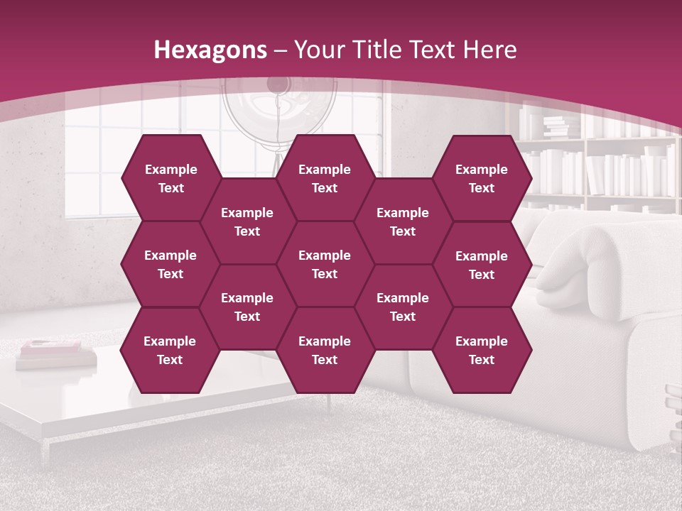 Eleganza Lampada Divano PowerPoint Template