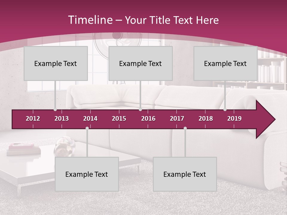 Eleganza Lampada Divano PowerPoint Template