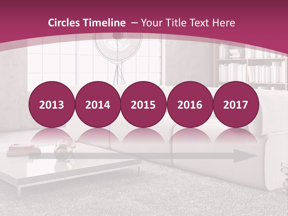 Eleganza Lampada Divano PowerPoint Template