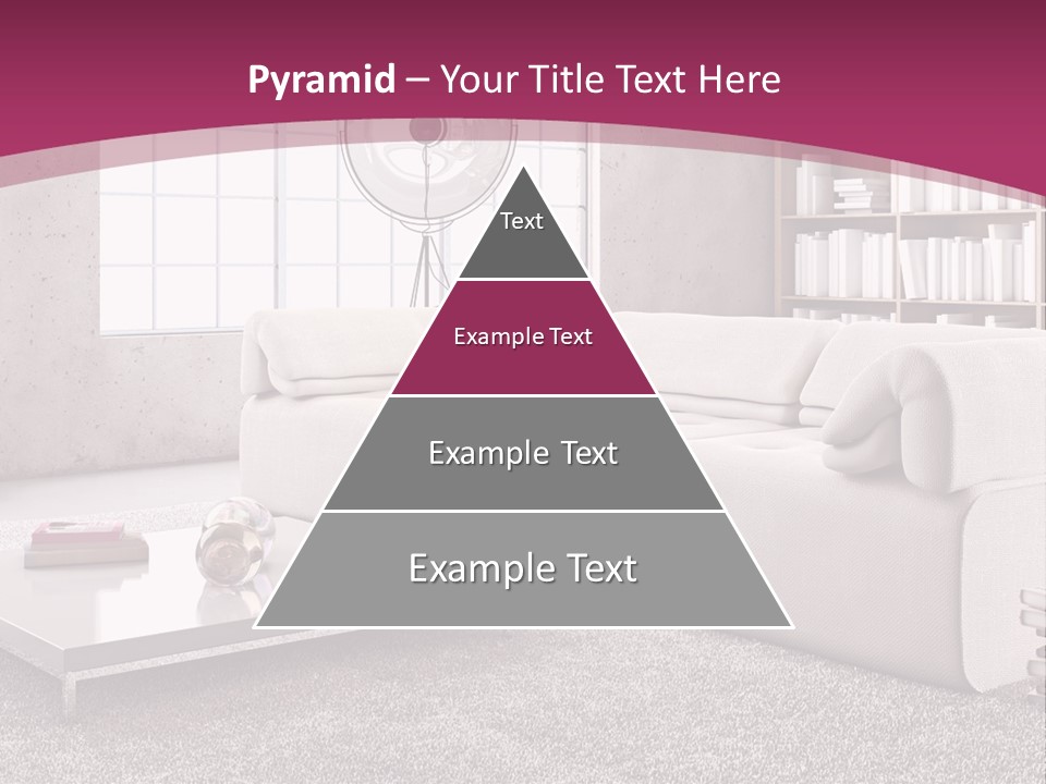 Eleganza Lampada Divano PowerPoint Template